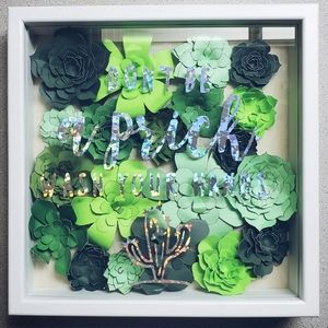 customizable shadowbox art